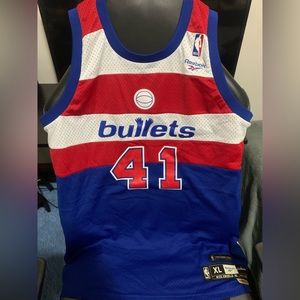 Vintage Reebok Hardwood Classics Washington Bullets Wes Unseld XL